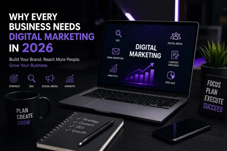 Why Every Business Needs Digital Marketing and a Professional Website in 2026